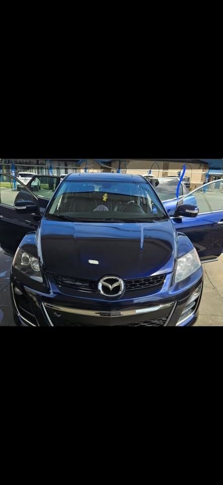Blue Mazda CX-7 available for rent